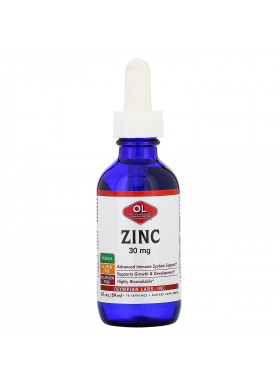 Olympian Labs, Zinc, 30 mg,  2 fl oz (59 ml)