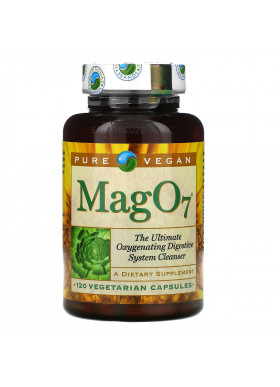 Pure Vegan, Mag 07, The Ultimate Oxygenating Digestive System Cleanser, 120 Vegetarian Capsules