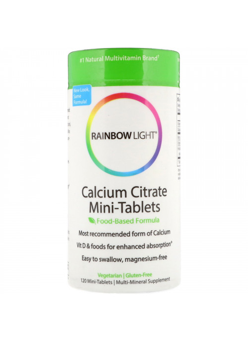 Rainbow Light, Calcium Citrate Mini-Tablets, 120 Mini-Tablets