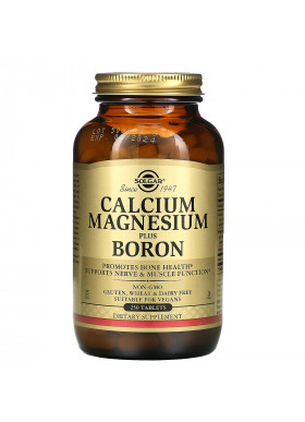 Solgar, Calcium Magnesium Plus Boron, 250 Tablets