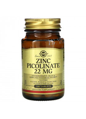 Solgar, Zinc Picolinate, 100 Tablets