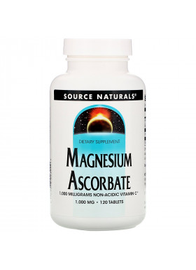 Source Naturals, Magnesium Ascorbate, 1000 mg, 120 Tablets