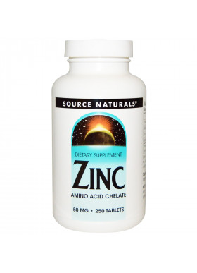 Source Naturals, Zinc, 50 mg, 250 Tablets