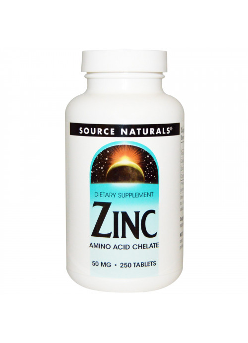 Source Naturals, Zinc, 50 mg, 250 Tablets