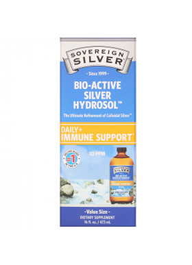 Sovereign Silver, Bio-Active Silver Hydrosol, 10 ppm, 16 fl oz (473 ml)