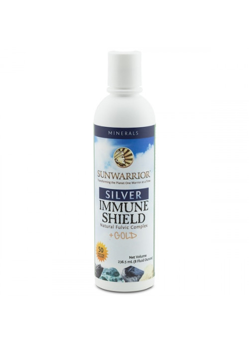 Sunwarrior, Immune Shield, Natural Fulvic Complex + Gold, 8 fl oz (236.5 mL)