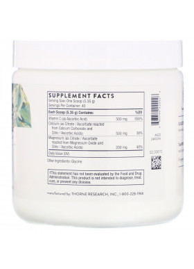 Thorne Research, Cal-Mag Citrate, Effervescent Powder, 7.5 oz (214 g)