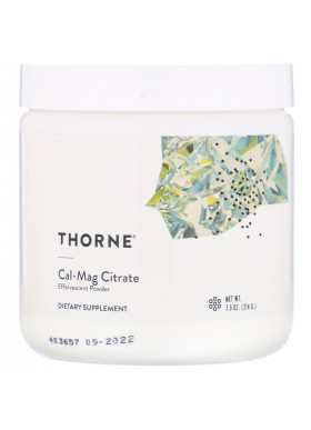 Thorne Research, Cal-Mag Citrate, Effervescent Powder, 7.5 oz (214 g)