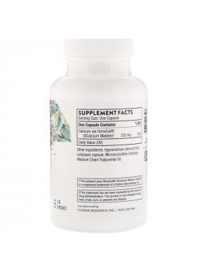 Thorne Research, Dicalcium Malate, 120 Capsules