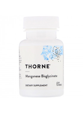 Thorne Research, Manganese Bisglycinate, 60 Capsules