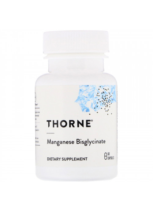 Thorne Research, Manganese Bisglycinate, 60 Capsules