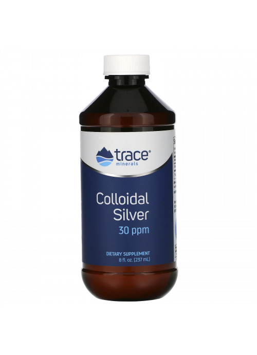 Trace Minerals Research, Colloidal Silver, 30 ppm, 8 fl oz (237 ml)