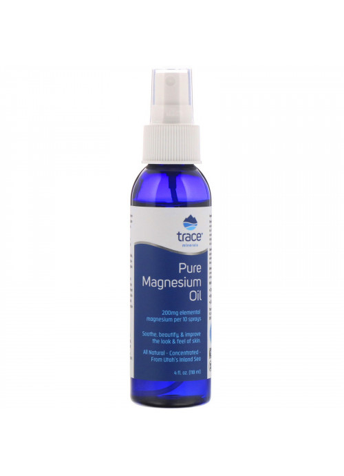 Trace Minerals Research, Pure Magnesium Oil, 4 fl oz (118 ml)