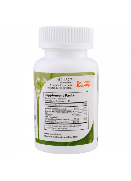 Zahler, Iron Complex, Advanced Iron Complex, 100 Capsules