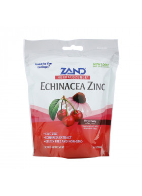 Zand, Herbalozenge, Echinacea Zinc, Very Cherry, 80 Lozenges