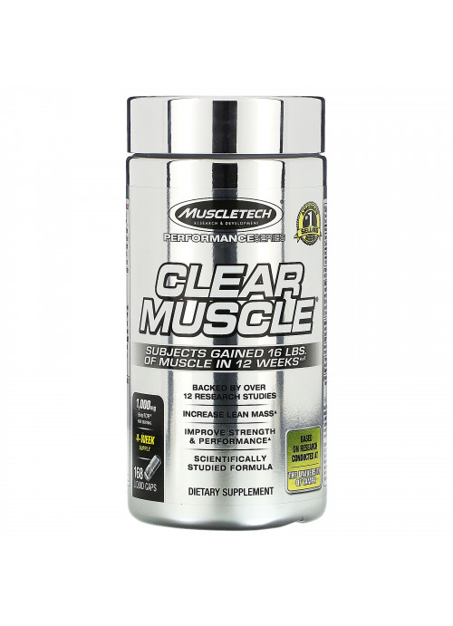 Muscletech, Performance Series, Clear Muscle, 168 Liquid Caps