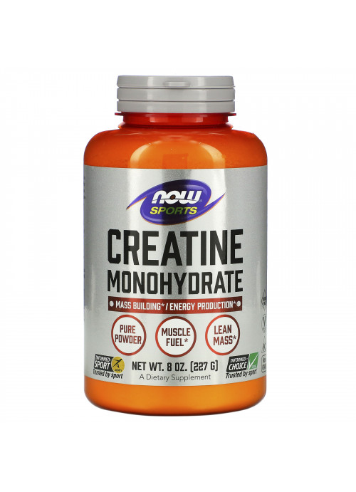 Now Foods, Sports, Creatine Monohydrate, Pure Powder, 8 oz (227 g)