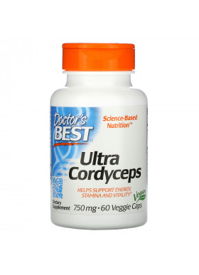 Doctor's Best, Ultra Cordyceps, 750 mg, 60 Veggie Caps