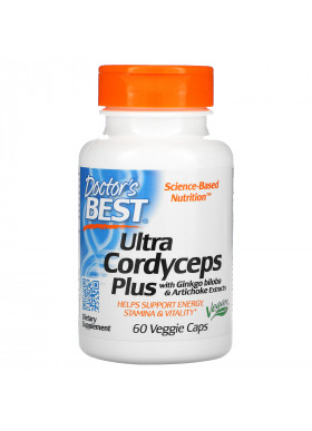 Doctor's Best, Ultra Cordyceps Plus, 60 Veggie Caps