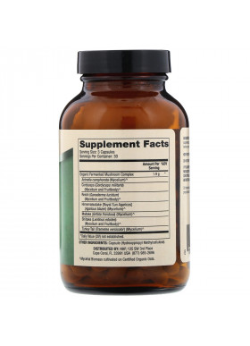 Dr. Mercola, Fermented Mushroom Complex, 90 Capsules