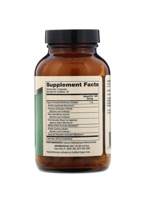 Dr. Mercola, Fermented Mushroom Complex, 90 Capsules