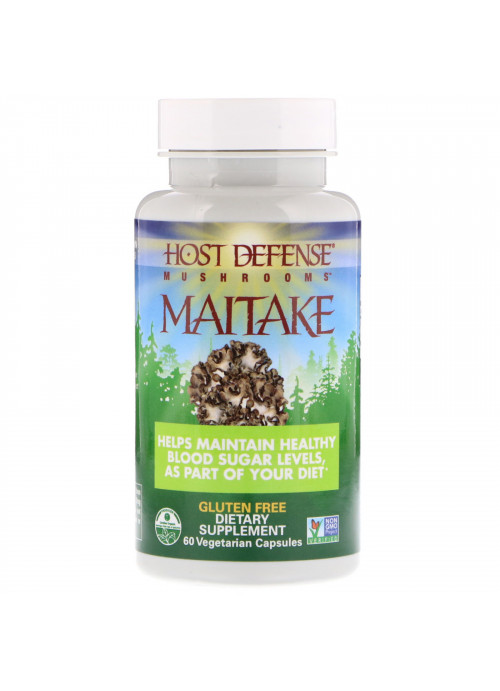 Fungi Perfecti, Mushrooms, Organic Maitake, 60 Vegetarian Capsules