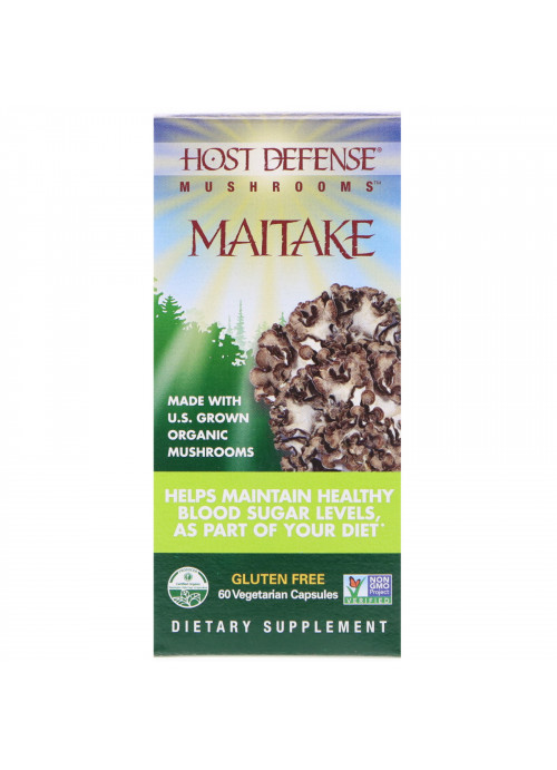 Fungi Perfecti, Mushrooms, Organic Maitake, 60 Vegetarian Capsules