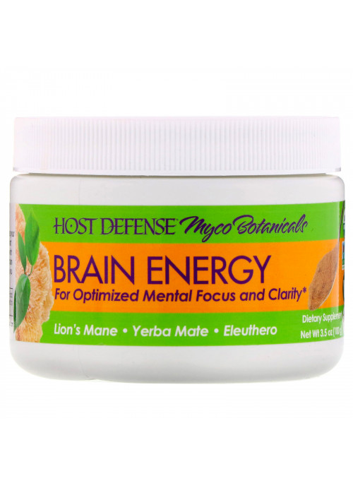 Fungi Perfecti, Myco Botanicals, Brain Energy, 3.5 oz (100 g)