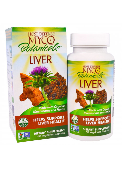 Fungi Perfecti, Myco Botanicals Liver, Helps Support Liver Health, 60 Vegetarian Capsules