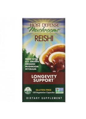 Fungi Perfecti, Reishi, Longevity Support, 120 Vegetarian Capsules