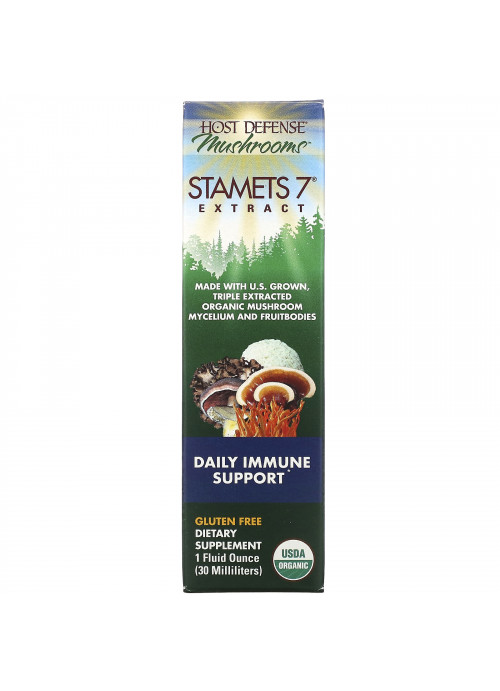 Fungi Perfecti, Stamets 7 Extract, Daily Immune Support, 1 fl oz (30 ml)