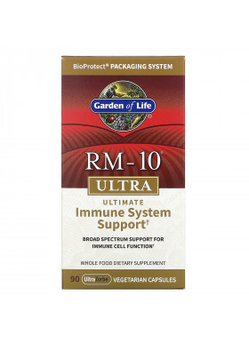 Garden of Life, RM-10 Ultra, Ultimate Immune System Support, 90 UltraZorbe Vegetarian Capsules