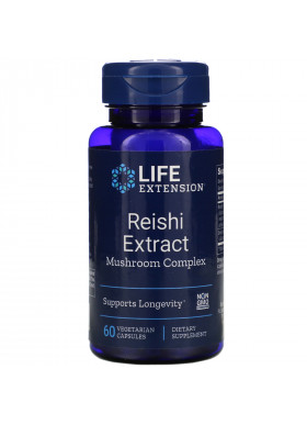 Life Extension, Reishi Extract Mushroom Complex, 60 Vegetarian Capsules