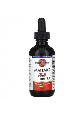 Mushroom Wisdom, Maitake D-Fraction, Pro 4X, 60 ml