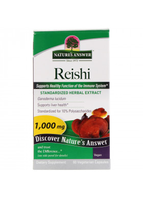 Nature's Answer, Reishi, 1,000 mg, 60 Vegetarian Capsules