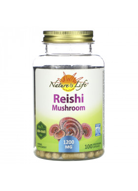 Nature's Herbs, Reishi Mushroom, 1,200 mg, 100 Vegetarian Capsules