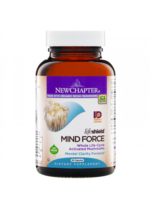 New Chapter, LifeShield, Mind Force, 60 Capsules