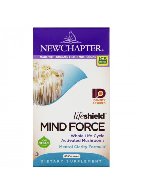 New Chapter, LifeShield, Mind Force, 60 Capsules