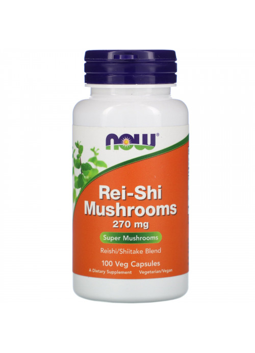 Now Foods, Rei-Shi Mushrooms, 270 mg, 100 Veg Capsules