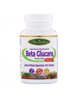 Paradise Herbs, Beta Glucans, 60 Vegetarian Capsules