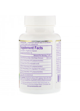 Paradise Herbs, Imperial Mushroom, Immune Formula, 60 Vegetarian Capsules