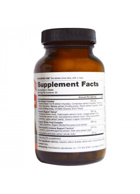 Pure Essence, Immune Support System, 60 Tablets
