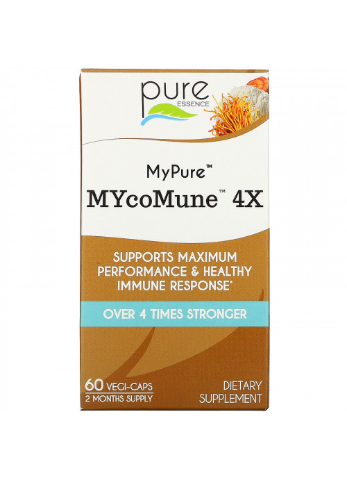 Pure Essence, MyPure, MYcoMune 4X, 60 Vegi-Caps