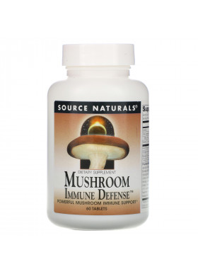 Source Naturals, Mushroom Immune Defense, 16-Mushroom Complex, 60 Tablets