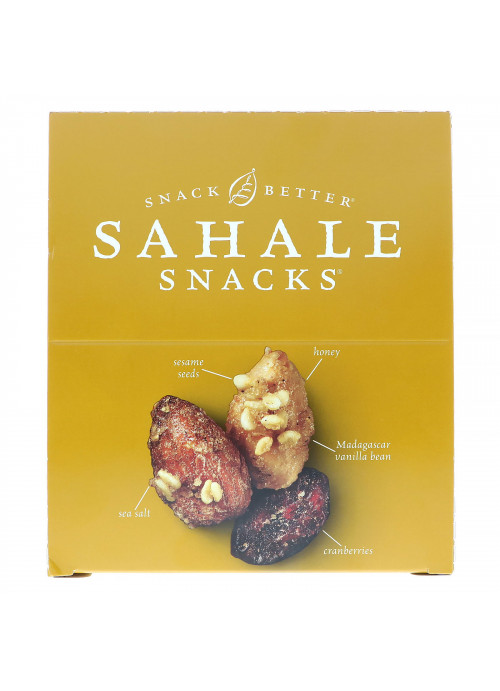 Sahale Snacks, Glazed Mix, Honey Almonds, 9 Packs, 1.5 oz (42.5 g) Each
