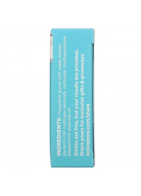 Active Wow, 24K White, Easy AF Teeth Whitening Pen with Mint Oil, 0.09 fl oz (2.5 ml)