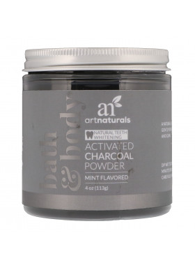 Artnaturals, Activated Charcoal Powder, Mint Flavored, 4 oz (113 g)