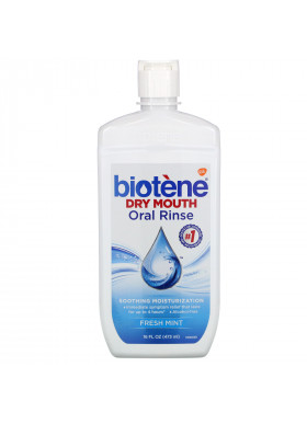 Biotene Dental Products, Dry Mouth Oral Rinse, Fresh Mint, 16 fl oz (473 ml)