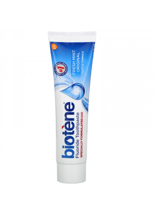 Biotene Dental Products, Fluoride Toothpaste, Fresh Mint Original, 4.3 oz (121.9 g)