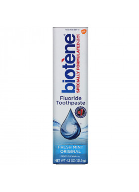 Biotene Dental Products, Fluoride Toothpaste, Fresh Mint Original, 4.3 oz (121.9 g)